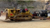 Caterpillar D8 VS 20 Toyota's!!